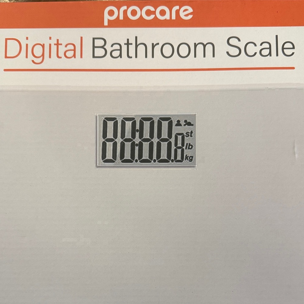 NEW! White Digital Bathroom Scale - Picture 2 of 4